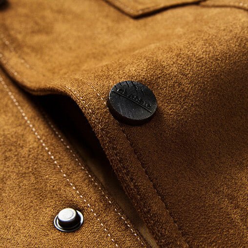 Beverly Suede Retro Jacket by Tenoura