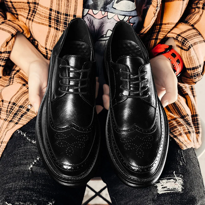 Frontier Brogue Dress Shoe by Tenoura
