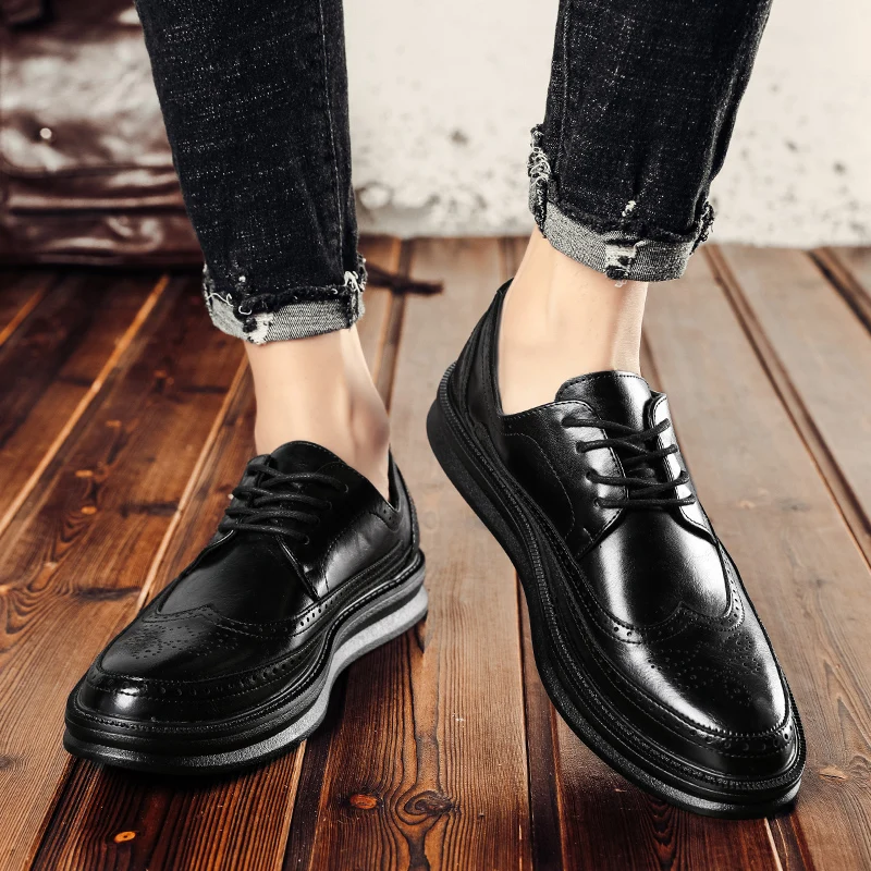 Frontier Brogue Dress Shoe by Tenoura