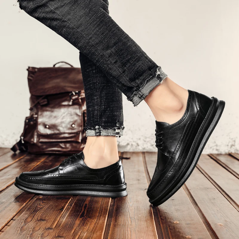 Frontier Brogue Dress Shoe by Tenoura