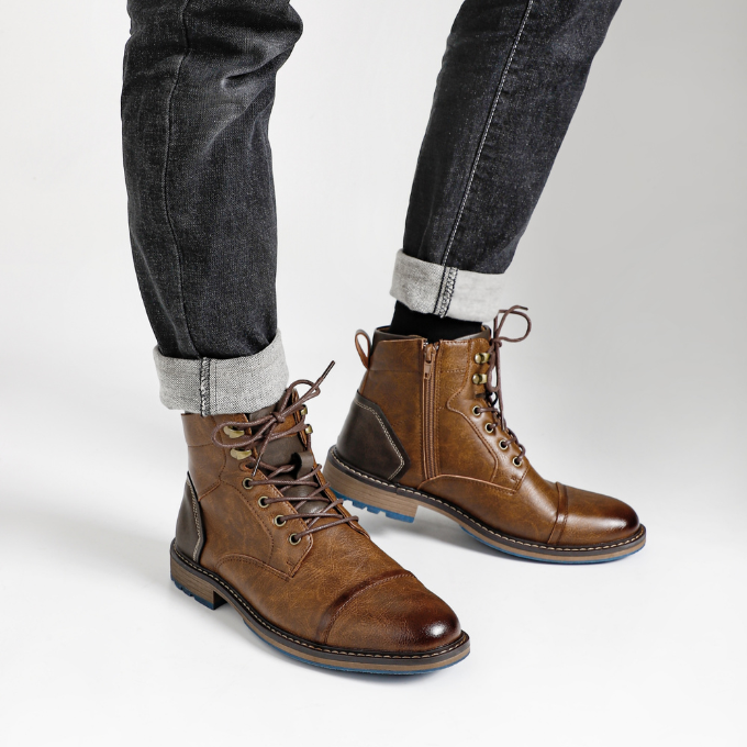 Bayshore Leather Boots by Tenoura
