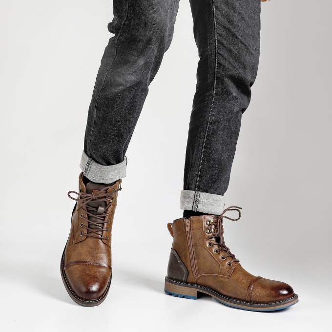 Bayshore Leather Boots by Tenoura