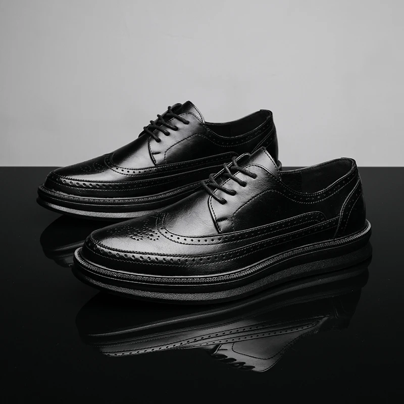 Frontier Brogue Dress Shoe by Tenoura