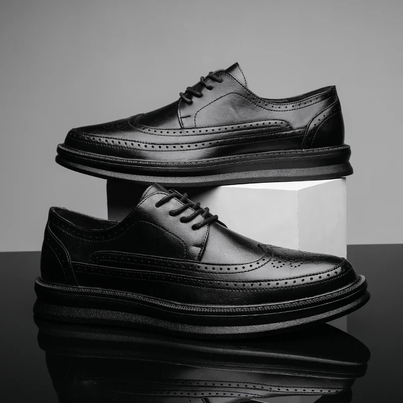Frontier Brogue Dress Shoe by Tenoura