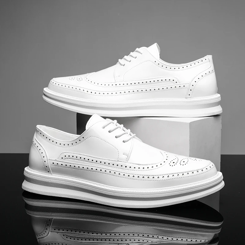 Frontier Brogue Dress Shoe by Tenoura