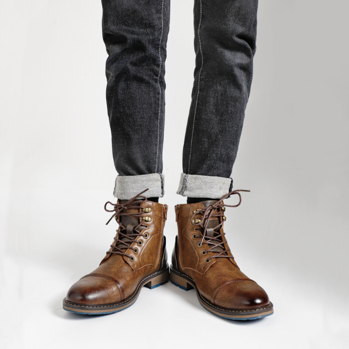 Bayshore Leather Boots by Tenoura
