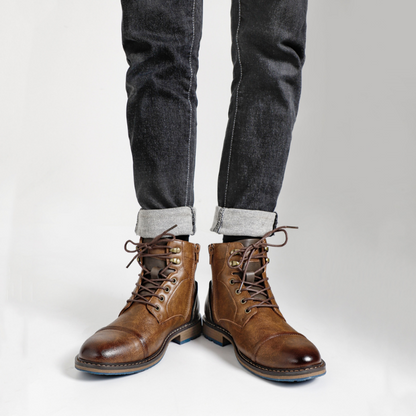 Bayshore Leather Boots by Tenoura