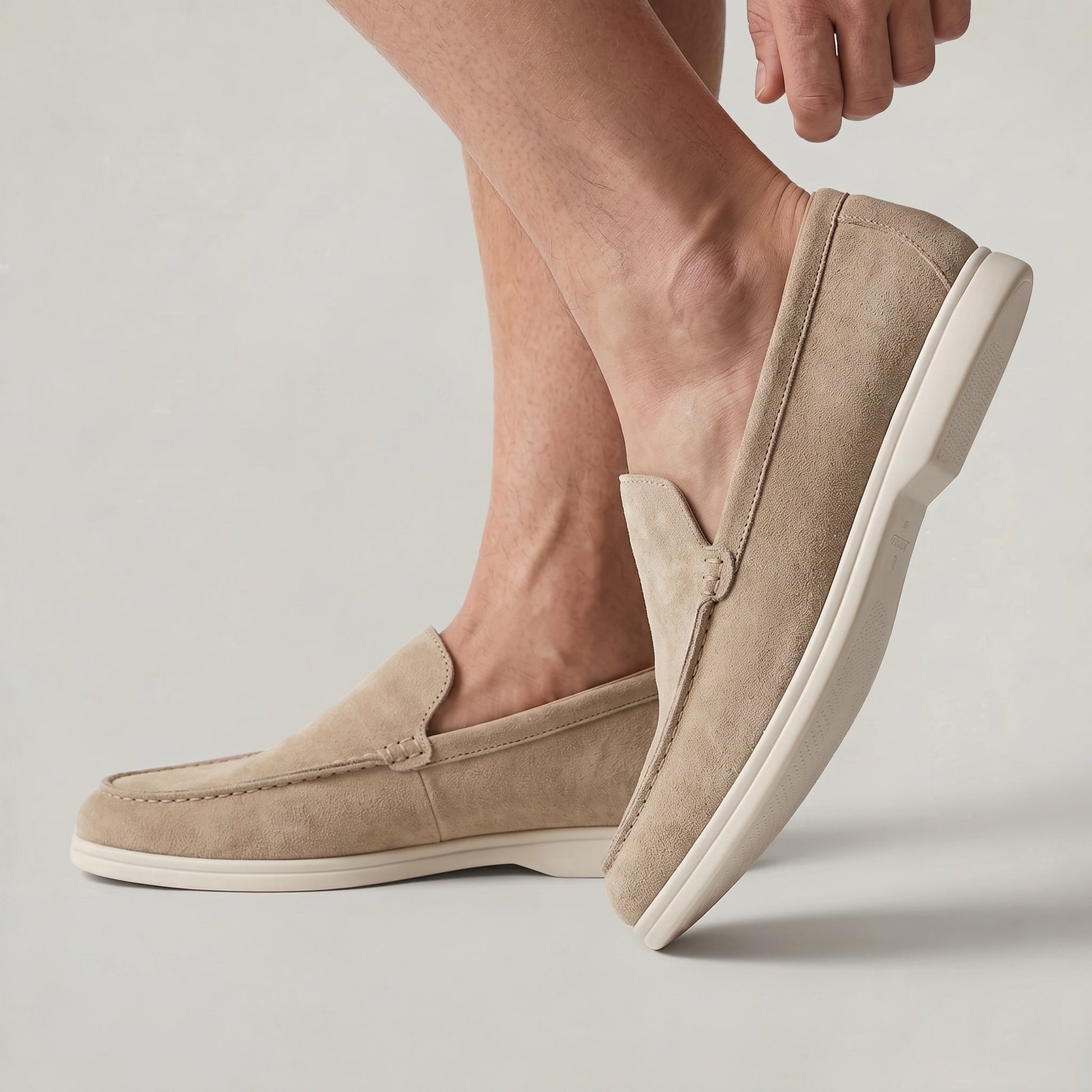 Men's Classic Summer Slip-On Loafers by Tenoura