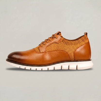 Men's Leather Lace Up Dress Shoes by Tenoura