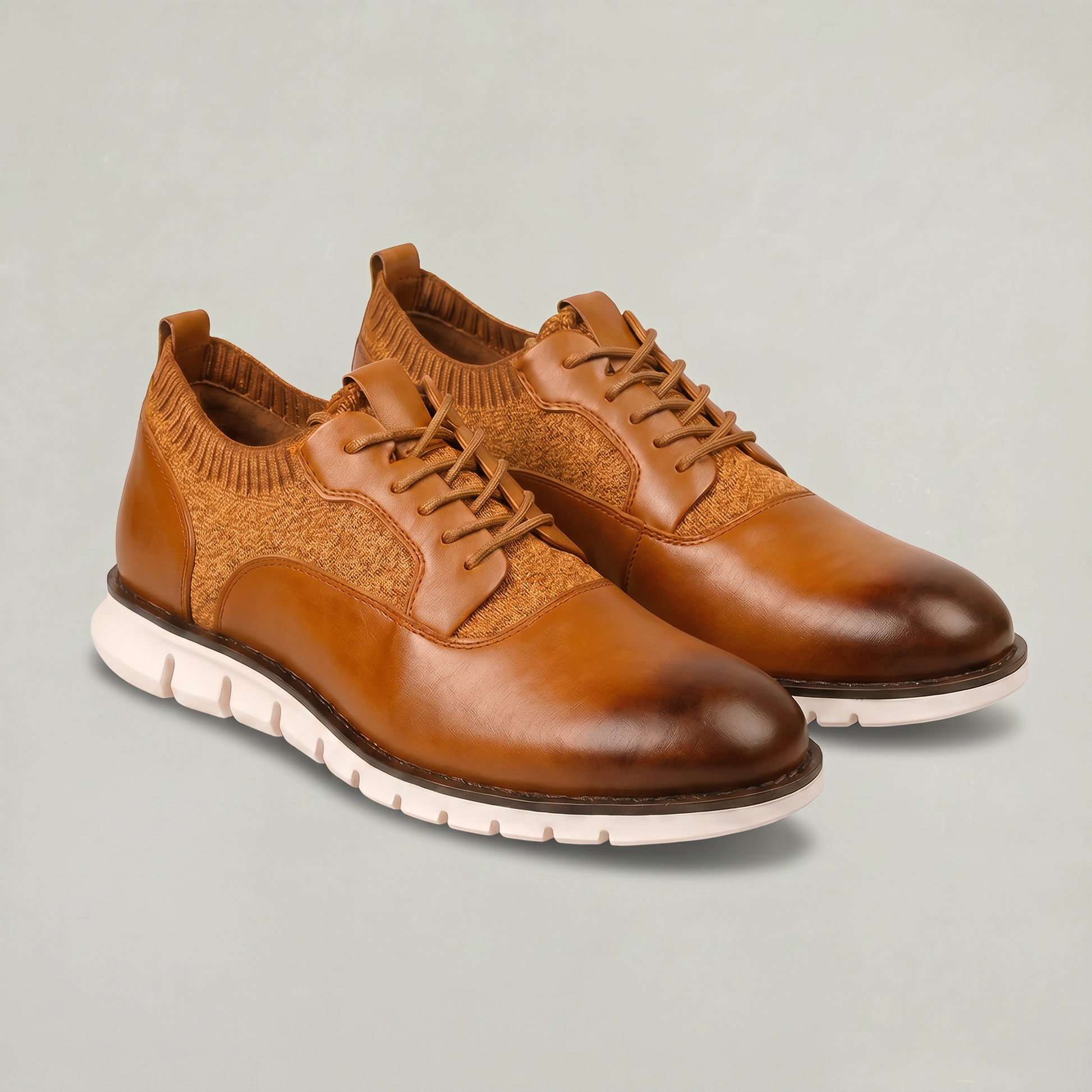 Men's Leather Lace Up Dress Shoes by Tenoura