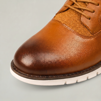 Men's Leather Lace Up Dress Shoes by Tenoura