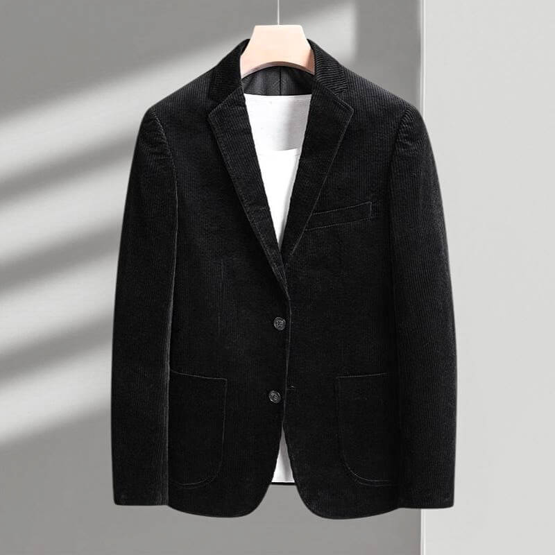 Men's Corduroy Blazer with Soft-Press finish for versatility - Blazers