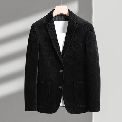 Men's Corduroy Blazer with Soft-Press finish for versatility - Blazers