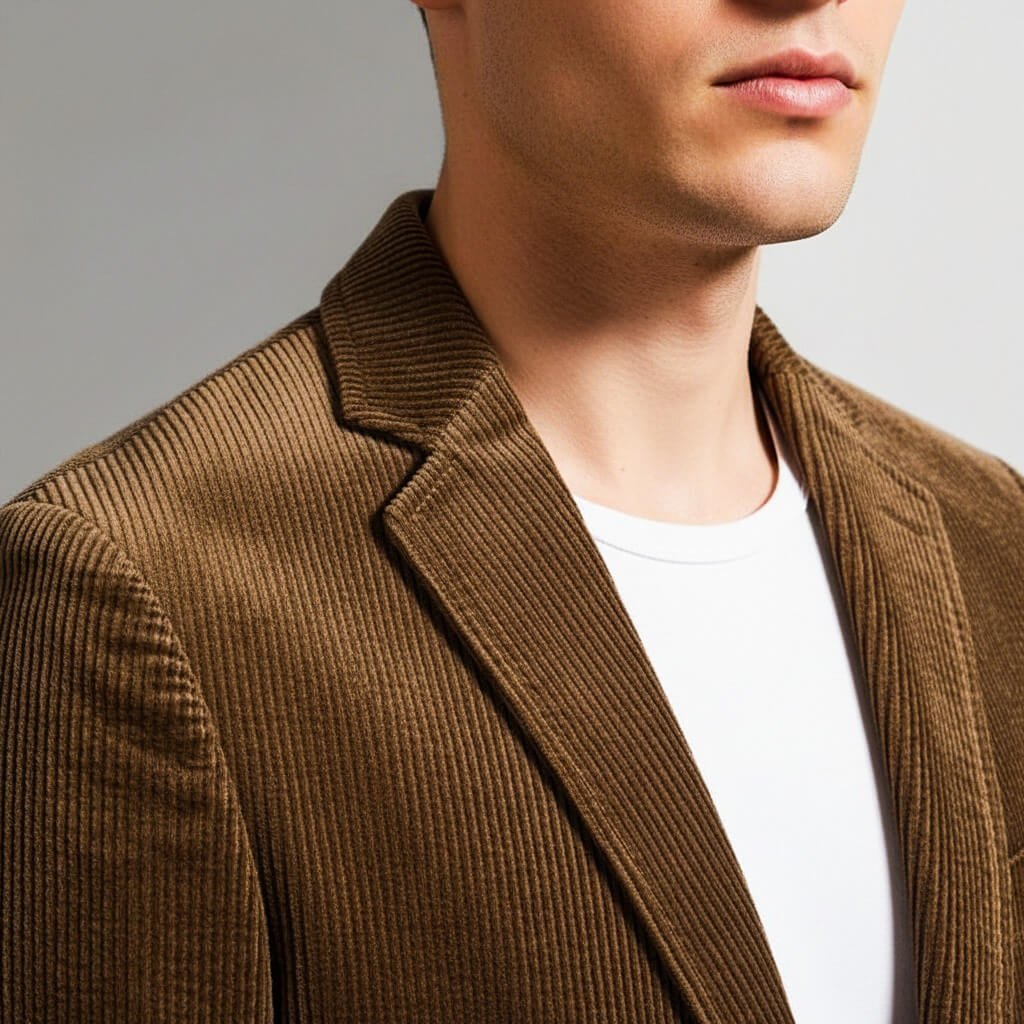 Men's Corduroy Blazer with Soft-Press finish for versatility - Blazers