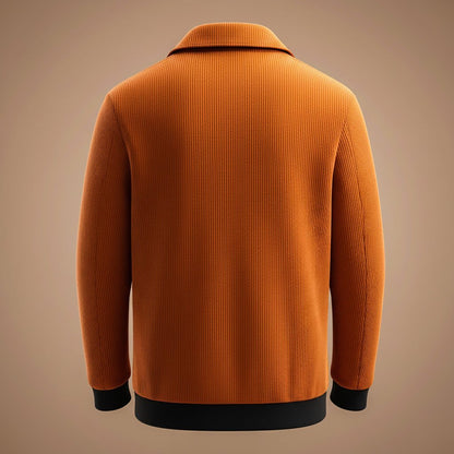 Men's Corduroy Jacket with Soft-Press Texture for Layering - Casual Jacket