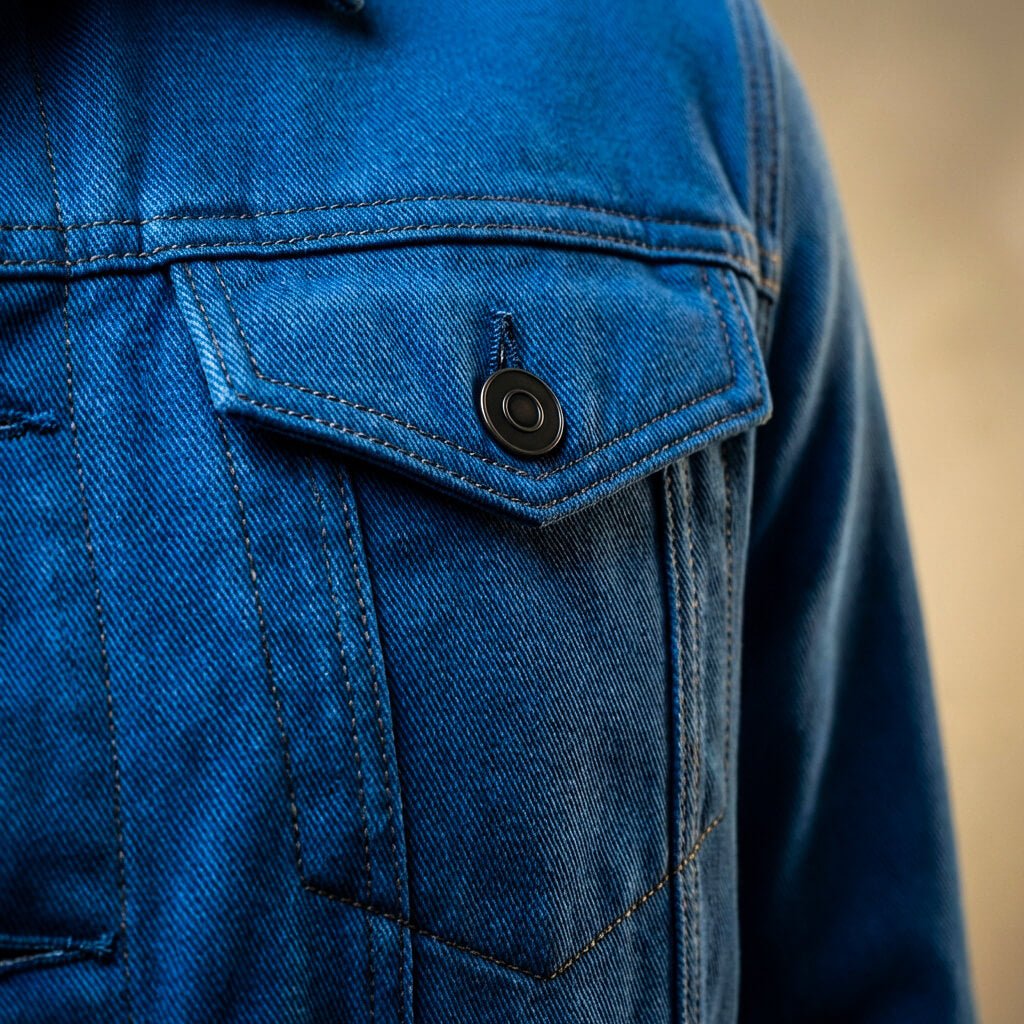 Brock Organic Denim Jacket by Tenoura
