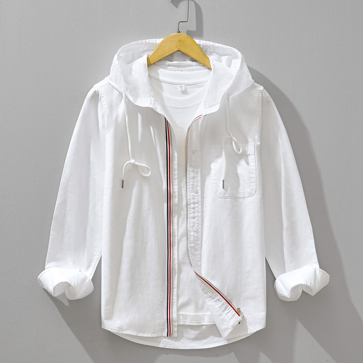 Beckham Egyptian Cotton Hooded Jacket by Tenoura