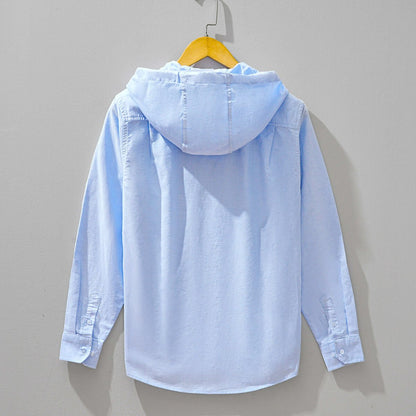 Beckham Egyptian Cotton Hooded Jacket by Tenoura