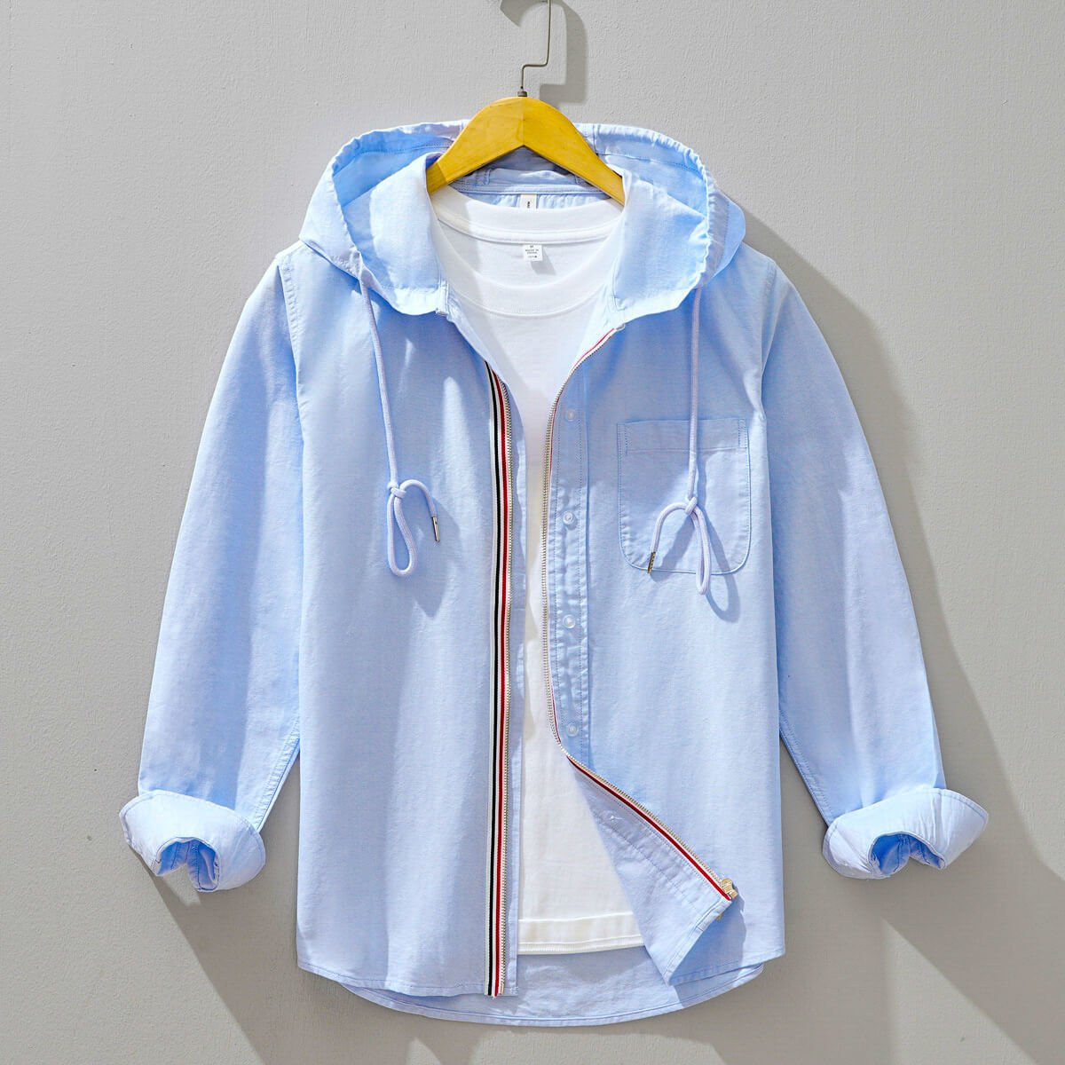 Beckham Egyptian Cotton Hooded Jacket by Tenoura