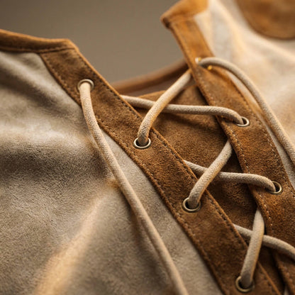 Men's Henley Shirt with suede-touch finish for casual wear - casual sweater
