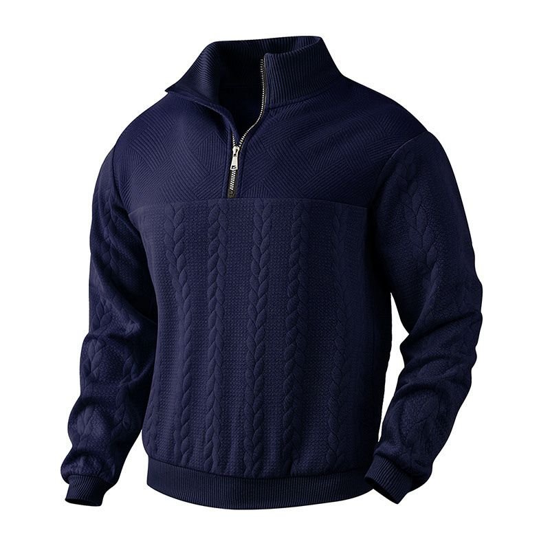 Brooks Jacquard Knit Sweater by Tenoura