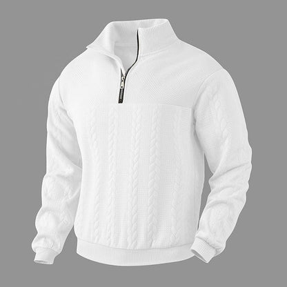 Brooks Jacquard Knit Sweater by Tenoura