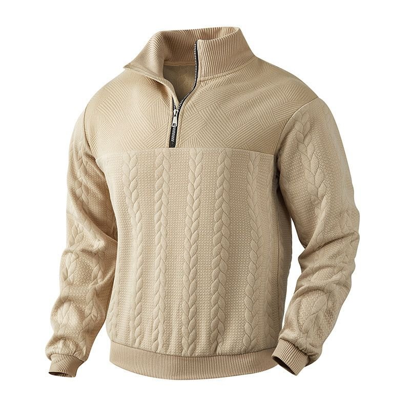 Brooks Jacquard Knit Sweater by Tenoura