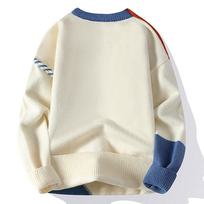 Blake Patch Knit Sweater by Tenoura