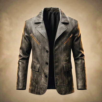 Carrollton Legacy Leather Blazer by Tenoura