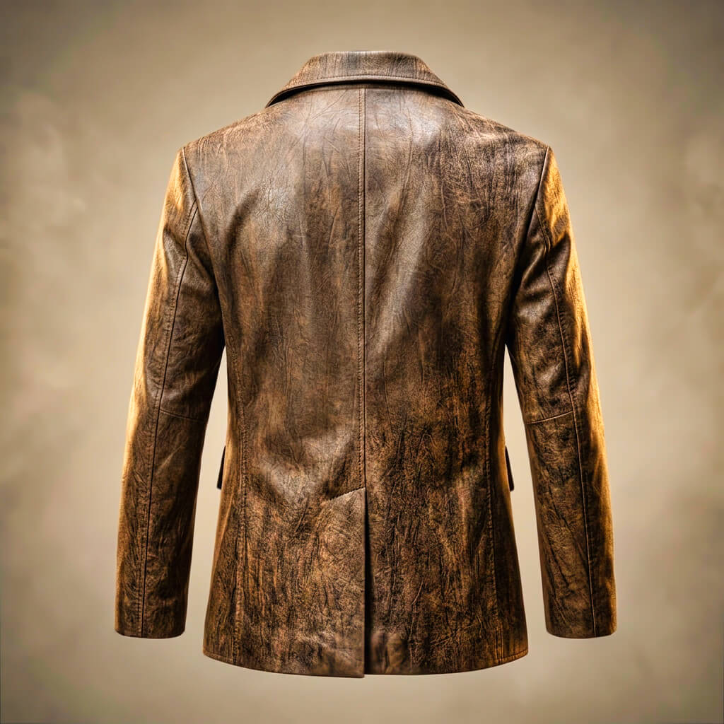 Carrollton Legacy Leather Blazer by Tenoura
