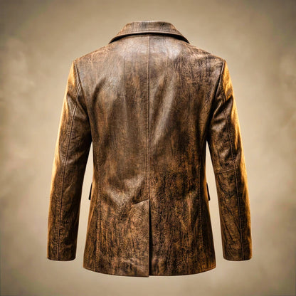 Carrollton Legacy Leather Blazer by Tenoura