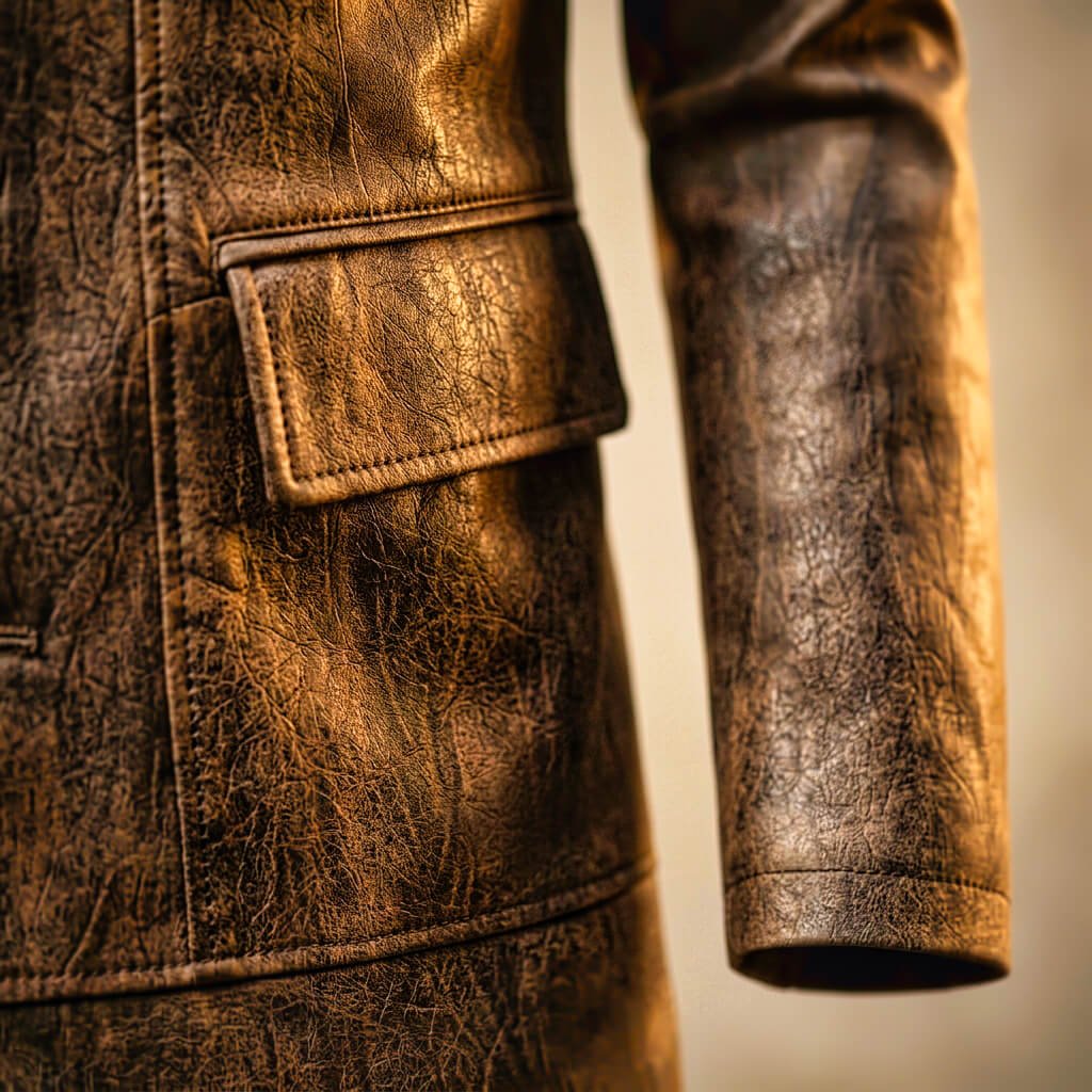 Carrollton Legacy Leather Blazer by Tenoura