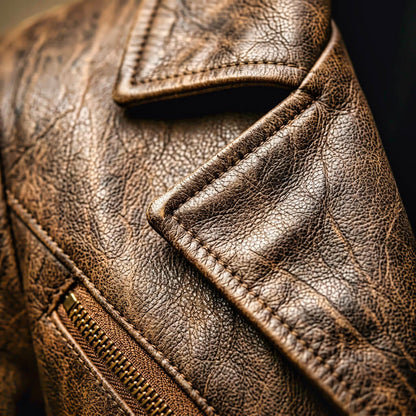 Carrollton Legacy Leather Blazer by Tenoura