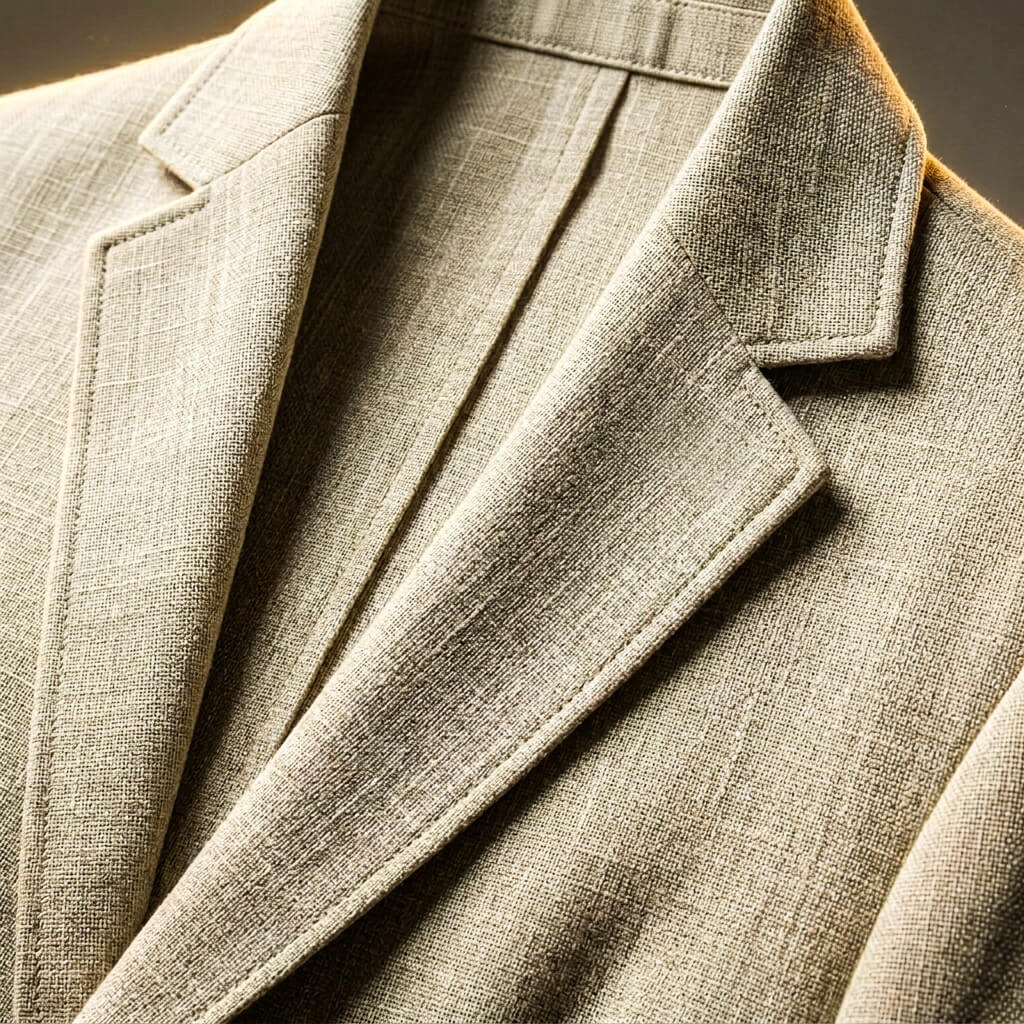 Men's Linen Blazer with 2-Button Closure for warm weather - Blazers
