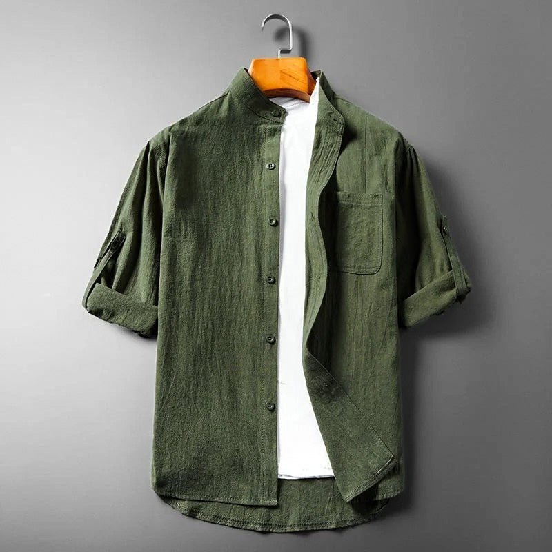 Bay Breeze Linen Shirt by Tenoura
