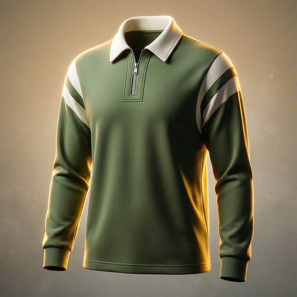 Brett Prestige Long Sleeve Polo by Tenoura