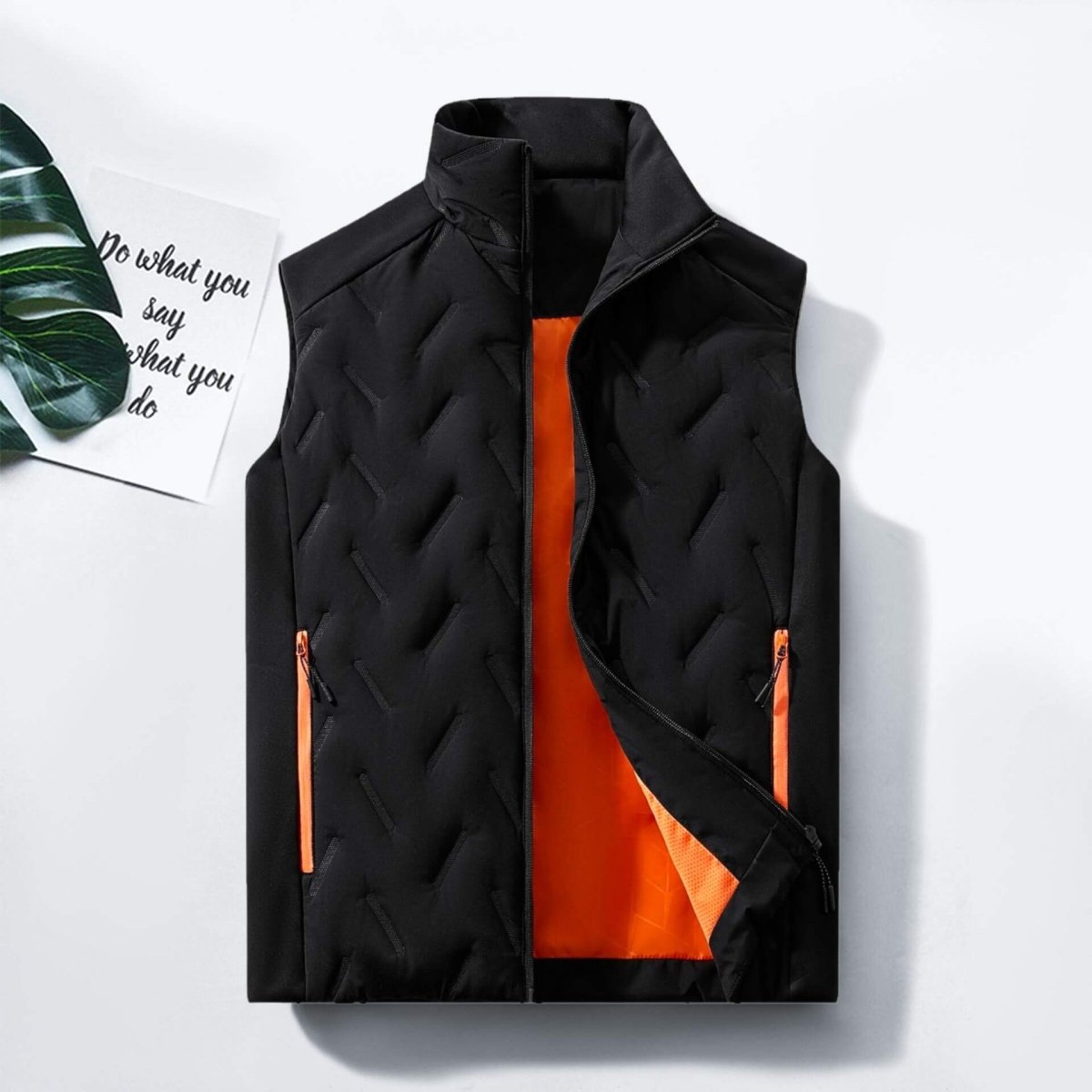Chester Quilted Down Vest by Tenoura