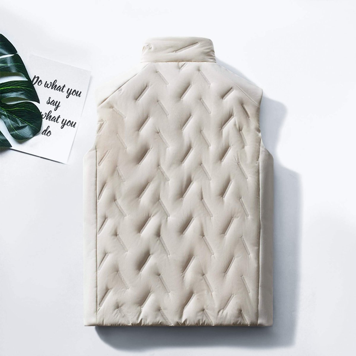 Chester Quilted Down Vest by Tenoura