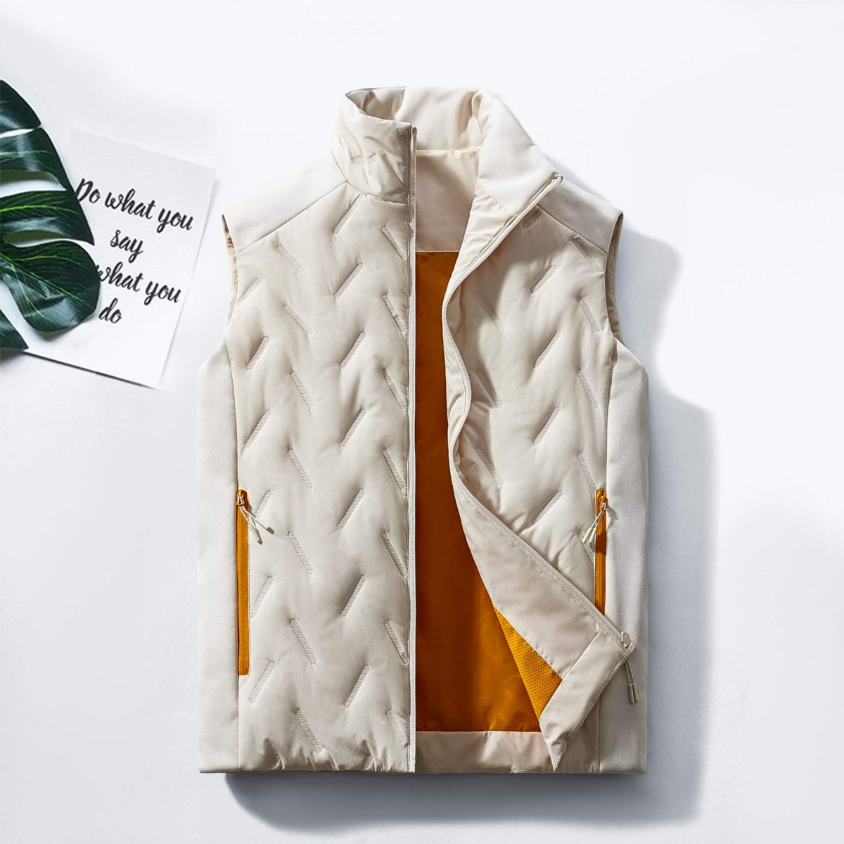 Chester Quilted Down Vest by Tenoura