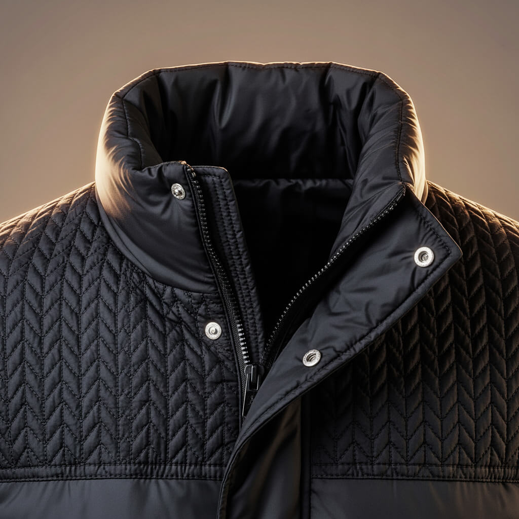 Bennett Quilted Duck Down Jacket by Tenoura