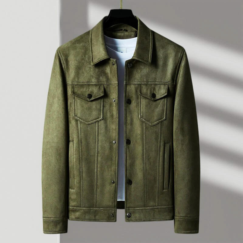 Beverly Suede Retro Jacket by Tenoura