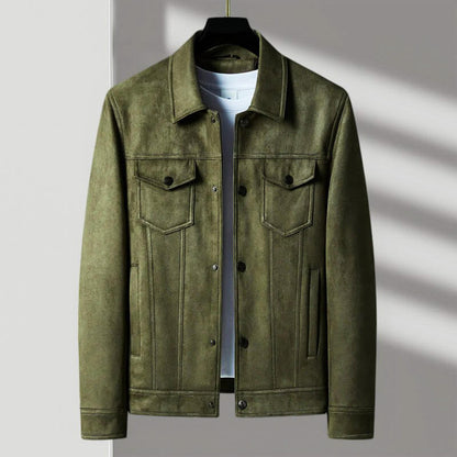 Beverly Suede Retro Jacket by Tenoura