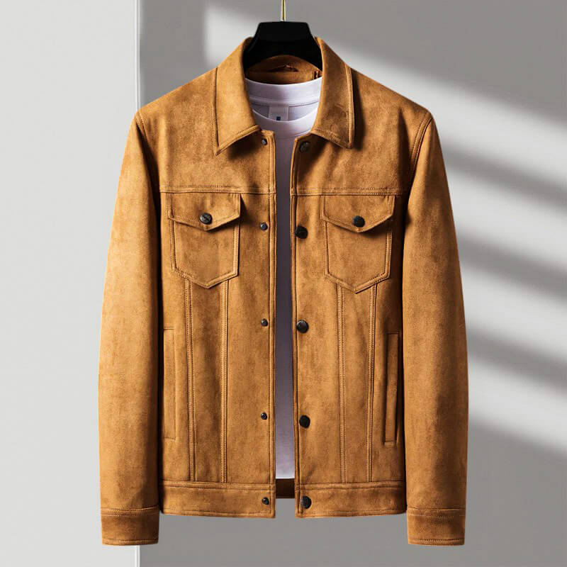 Beverly Suede Retro Jacket by Tenoura