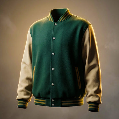 Carson Prestige Wool Bomber Jacket by Tenoura