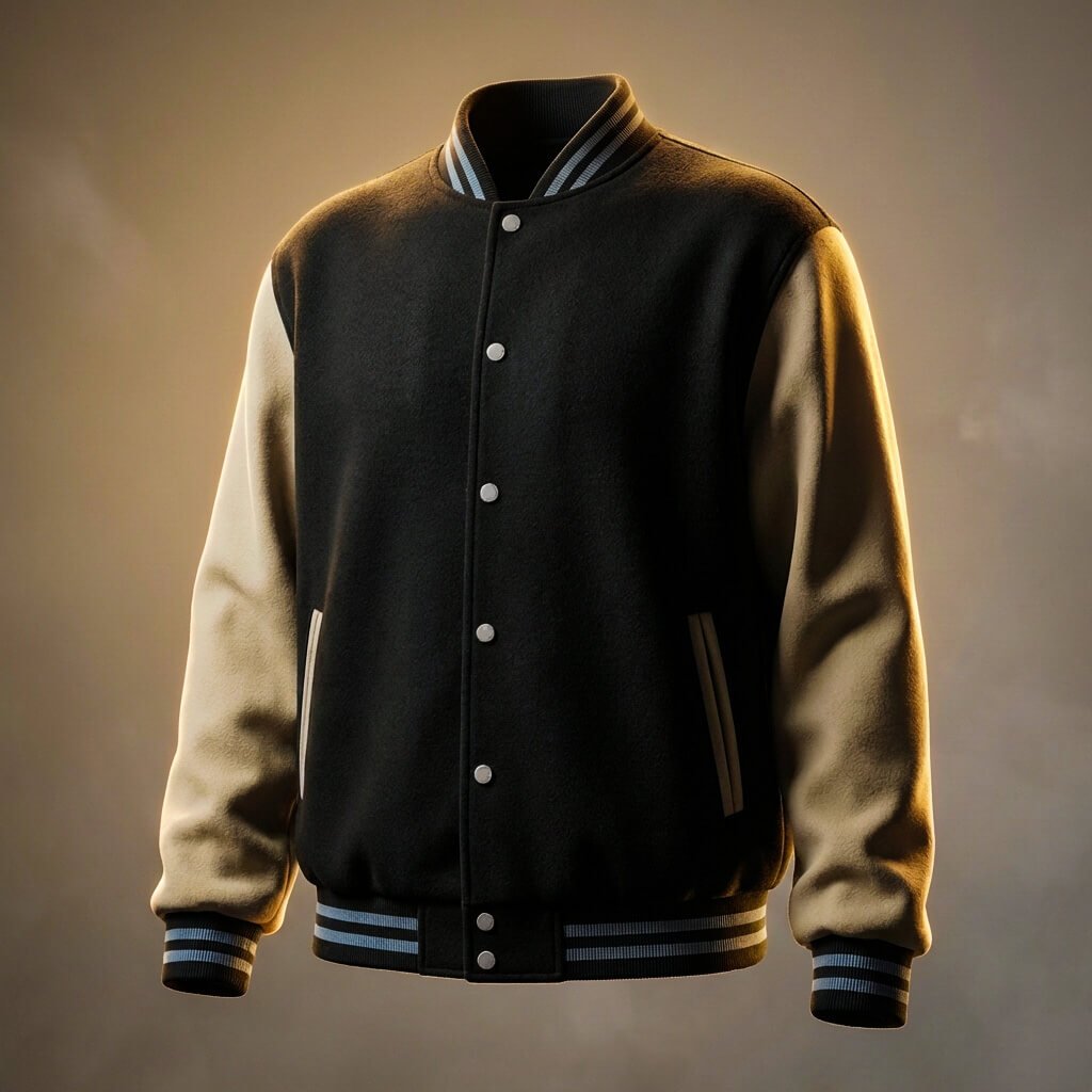 Carson Prestige Wool Bomber Jacket by Tenoura