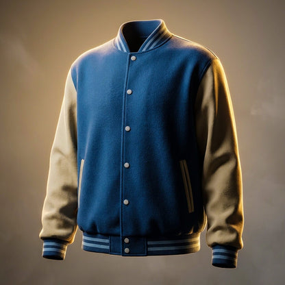 Carson Prestige Wool Bomber Jacket by Tenoura