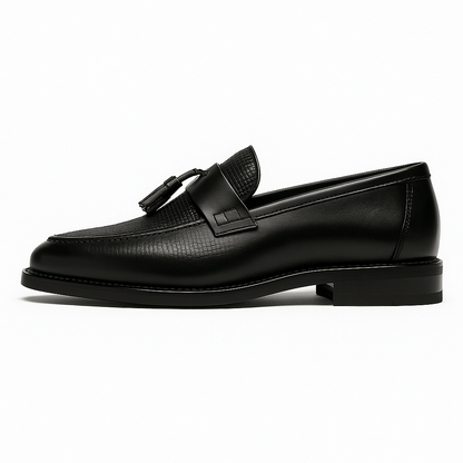 Men’s Woven Tassel Loafers – Refined Slip-On Smart Shoes by Tenoura
