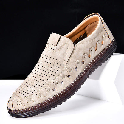 The Larkmoor Cowhide Slip-On by Tenoura