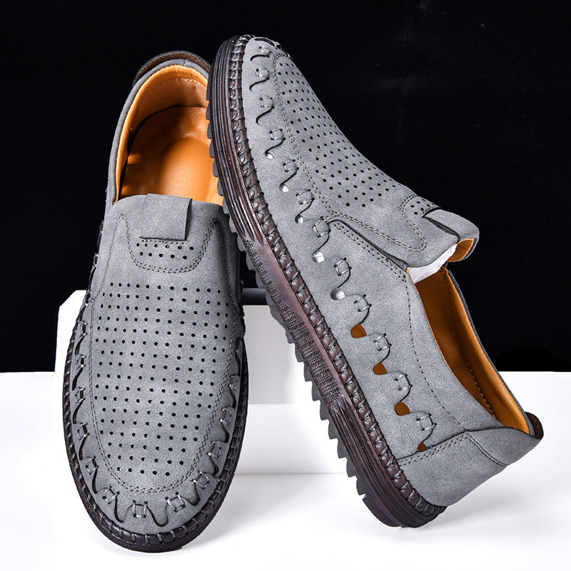 The Larkmoor Cowhide Slip-On by Tenoura
