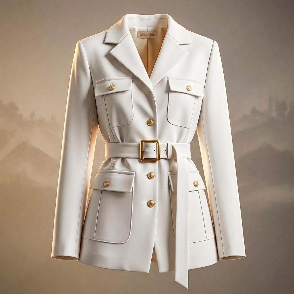 Julia Couture Belted Jacket -